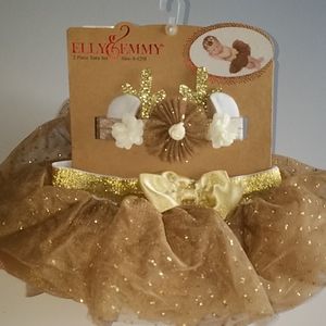 Infant Costume Deer Tutu Set Photo Prop 0-12M